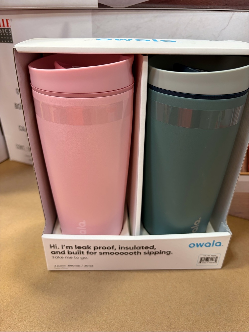 Owala 2-Pack Insulated coffee Tumblers — duo pack 20 oz + 20oz new